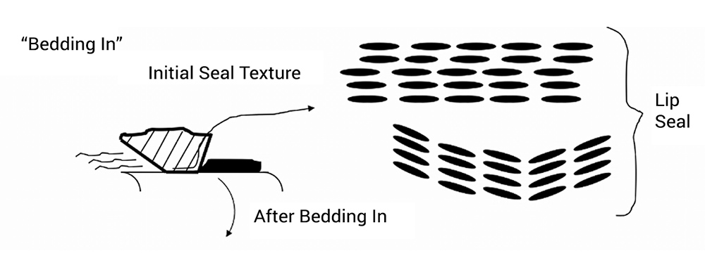 Leaks and Surface Roughness - Rotary lip seal leaks due to macro lead and micro lead