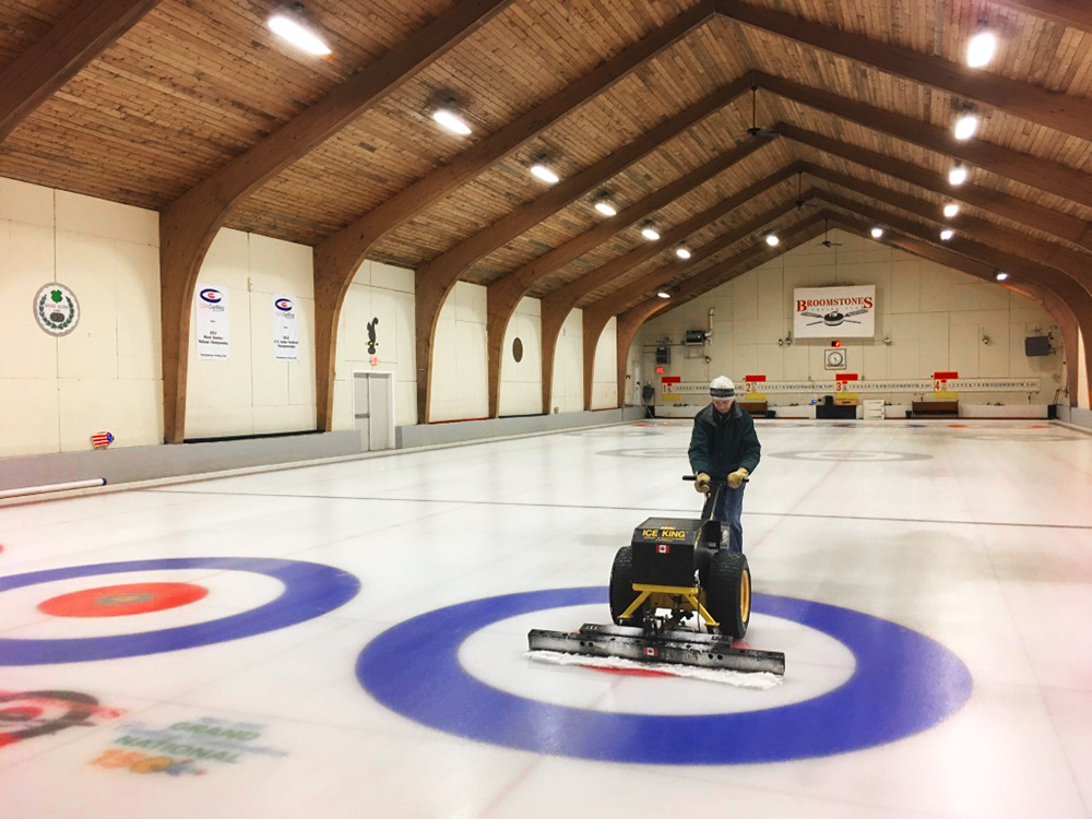 Curling and surface roughness - the ice for curling is a precision surface, manufactured following precise processes and controlled by metrology