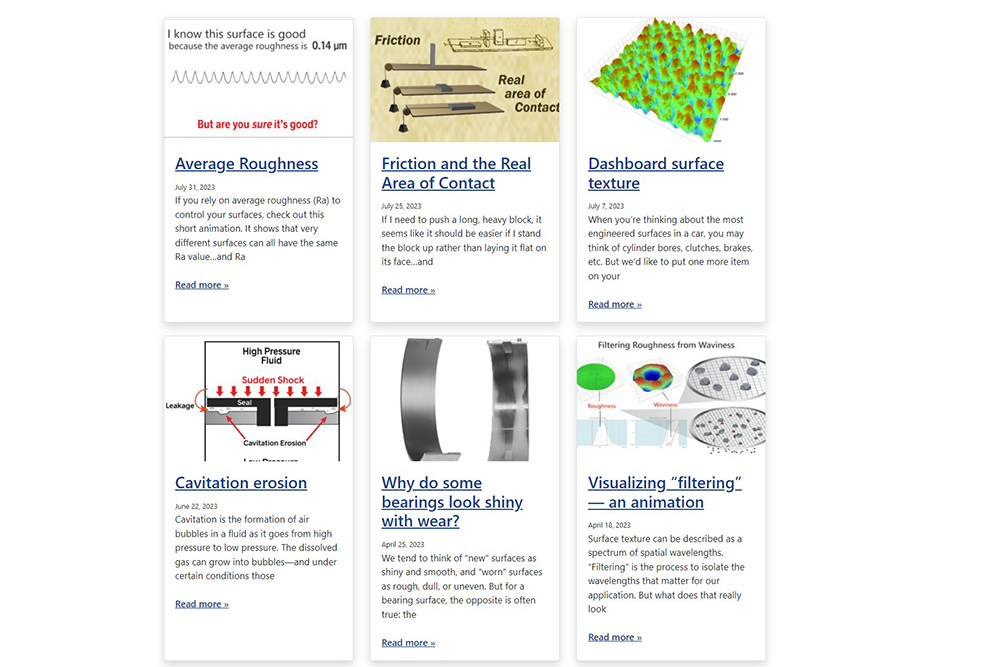 Surface Roughness ANalysis Blog - Michigan Metrology