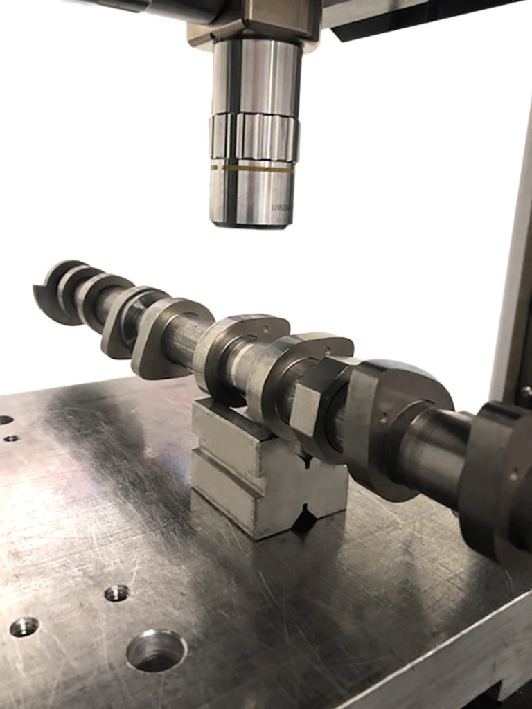 surface texture - noise, chatter, vibration may be due to waviness as well as surface roughness, image of cam shaft measurement