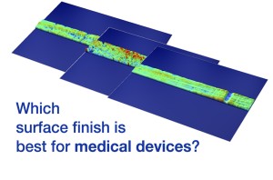 medical device surface roughness and surface texture for bearing surfaces, bonding surfaces, blood flow