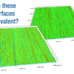 two surfaces that look the same but may function differently due to different spacing in their texture