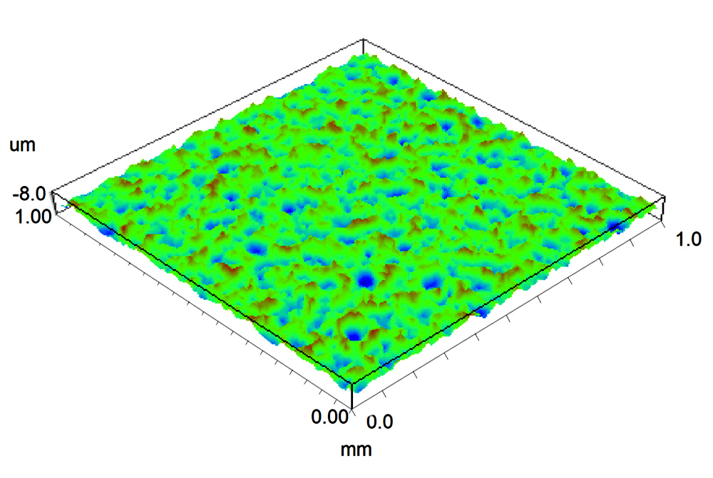 surface roughness, 3d surface texture, white light interferometer, white light profiler, white light interferometry, white light profiling